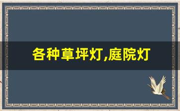 各种草坪灯,庭院灯 景观灯